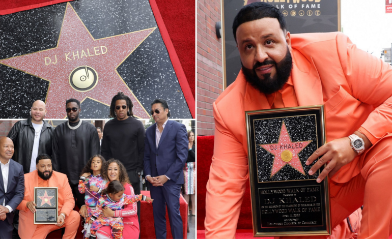  DJ Khaled dévoile son étoile sur le Hollywood Walk of Fame