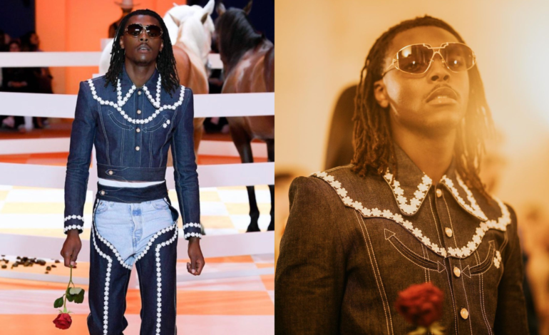  Koba LaD mannequin lors de la Fashion Week de Paris